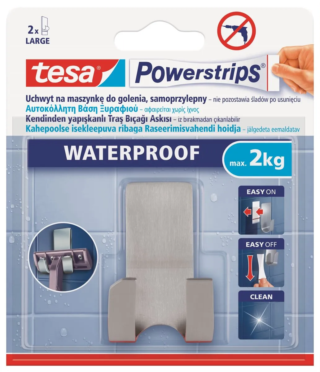 Tesa RVS Scheermeshouder