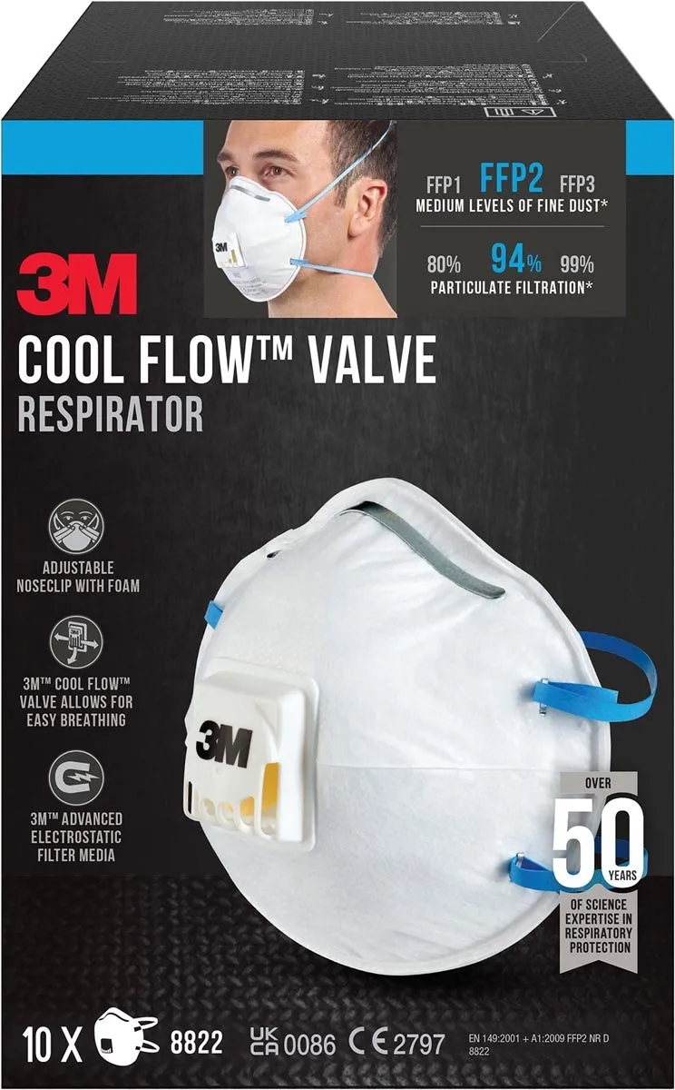 3M Cool Flow FFP2 Stofmasker