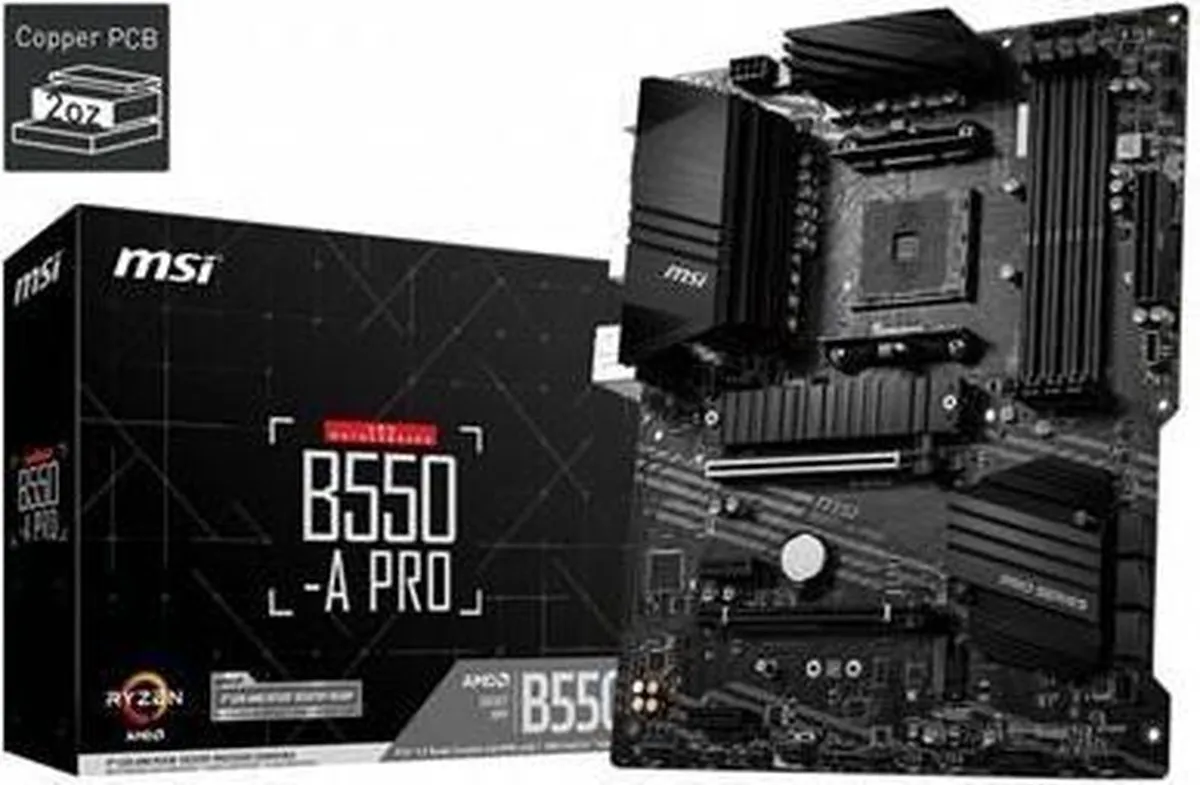 MSI B550-A PRO Moederbord - AM4 - ATX