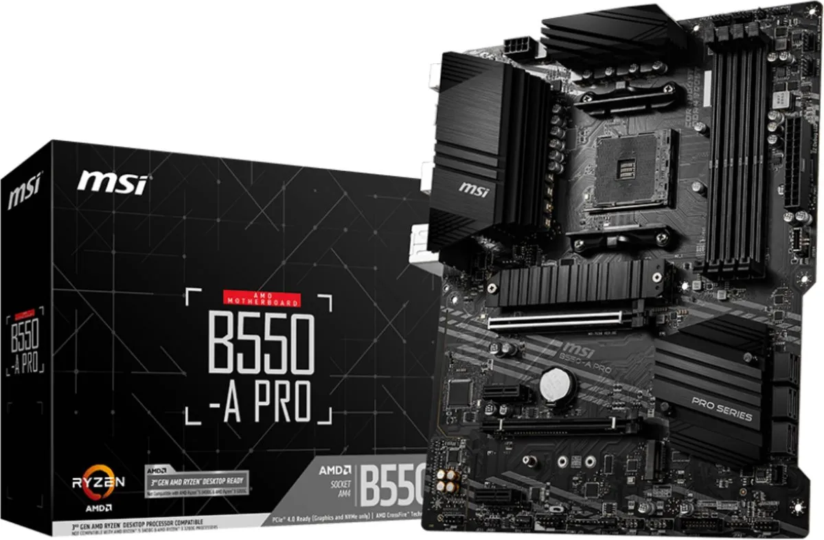 MSI B550-A PRO Moederbord - AM4 - ATX