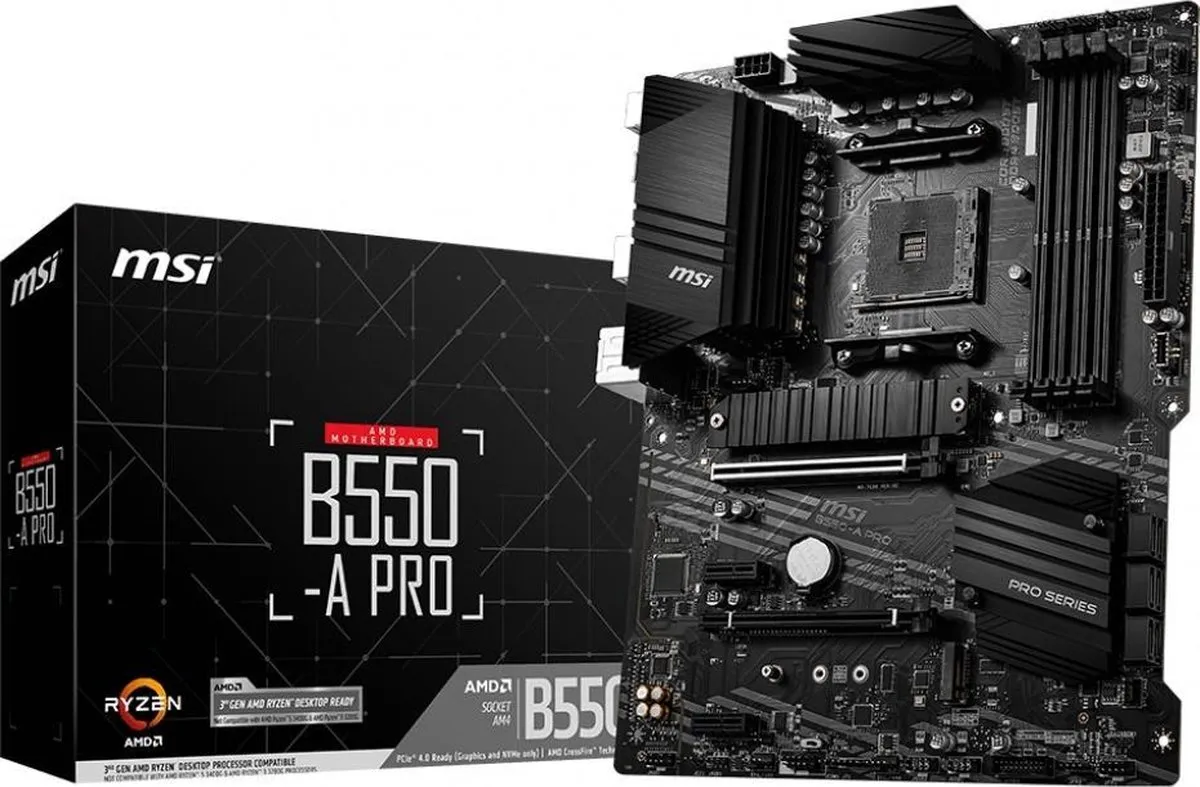 MSI B550-A PRO Moederbord - AM4 - ATX