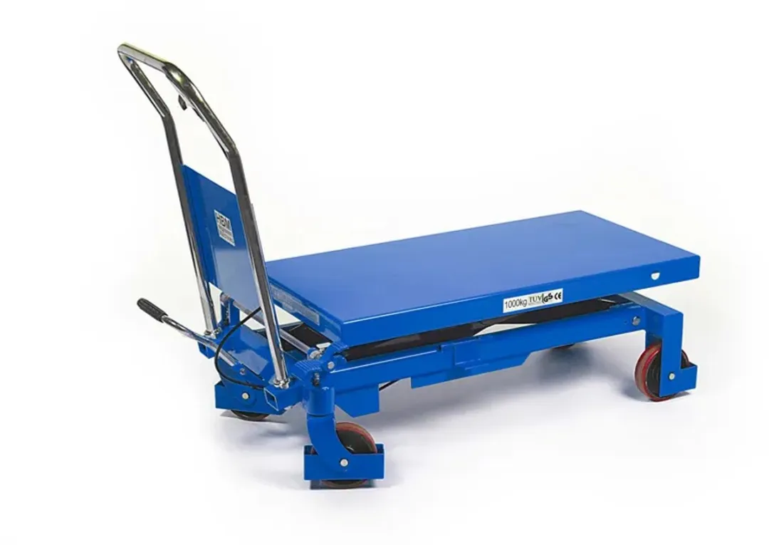 HBM Verrijdbare Werktafel 1000 kg - Blauw