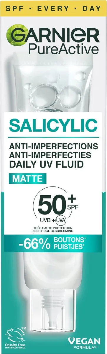 Garnier PureActive Salicylic Anti-Perfecties UV Fluid SPF 50+ 40ml