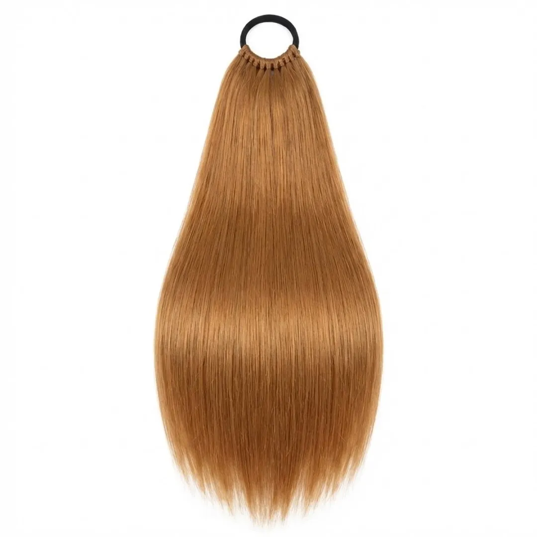NUVEX Oranjeblond Synthetische Paardenstaart Extensie