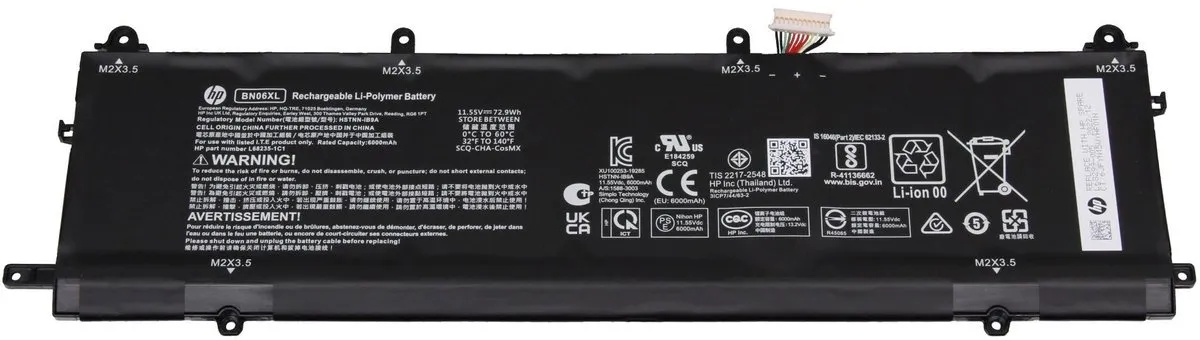 HP HSTNN-IB9A Accu 72,9Wh