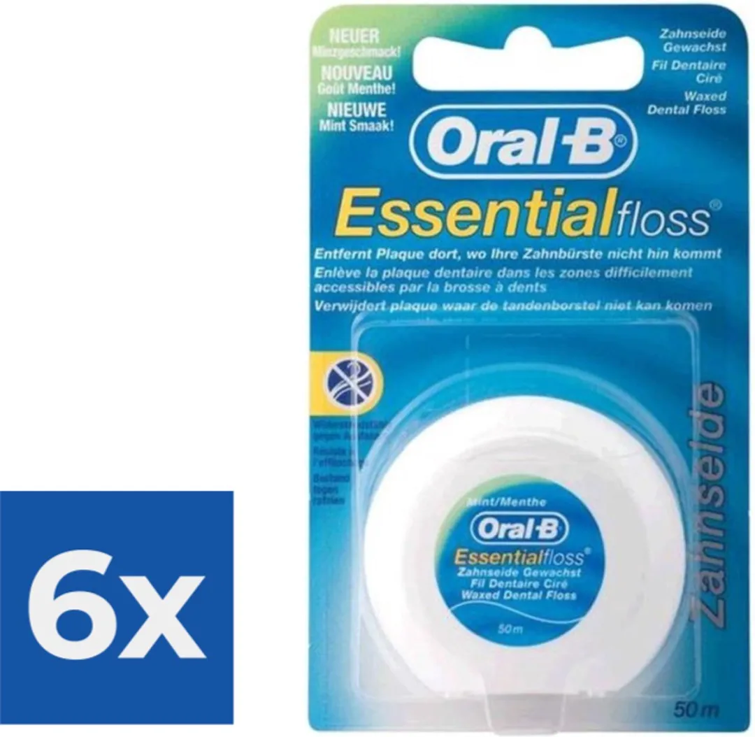 Oral-B Essential Flosdraad 6 Stuks
