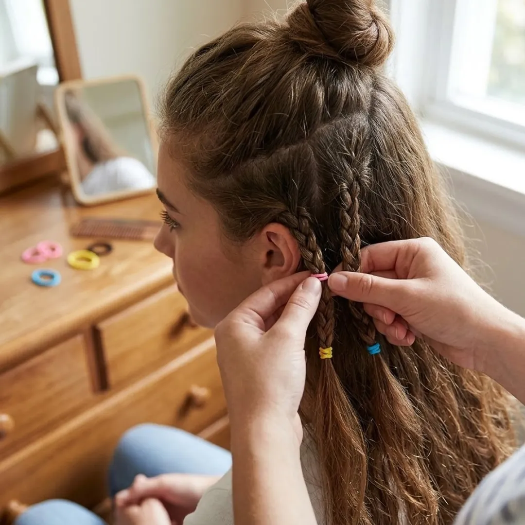 NuveX Mini Haar Elastiekjes 1000 Stuks - Felle Multikleur