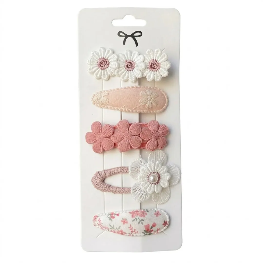 Nuvex Bloemen Haarclips Set 5 Stuks