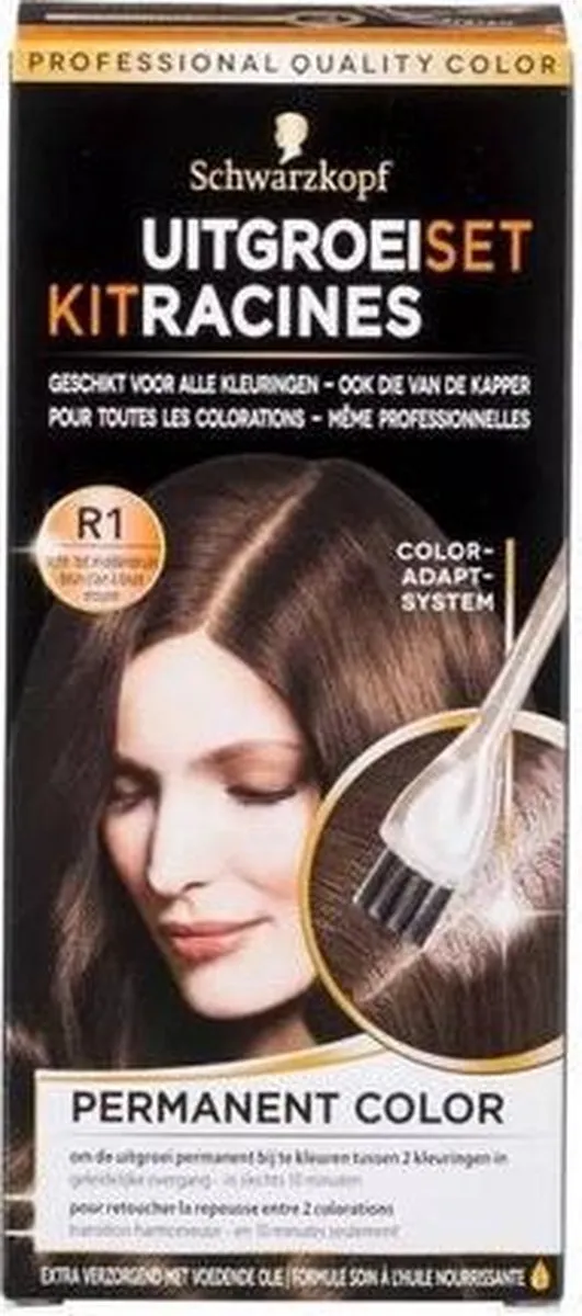 Schwarzkopf Uitgroeiset Haarverf Licht tot Middenbruin