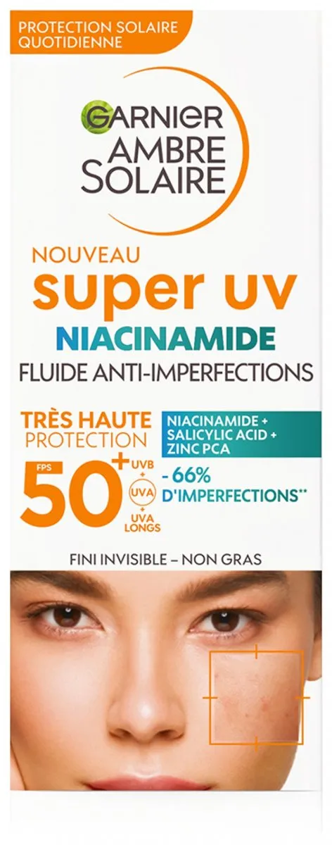 Garnier Ambre Solaire Super UV Fluid SPF50+ - 40ml - afbeelding 6 van 6