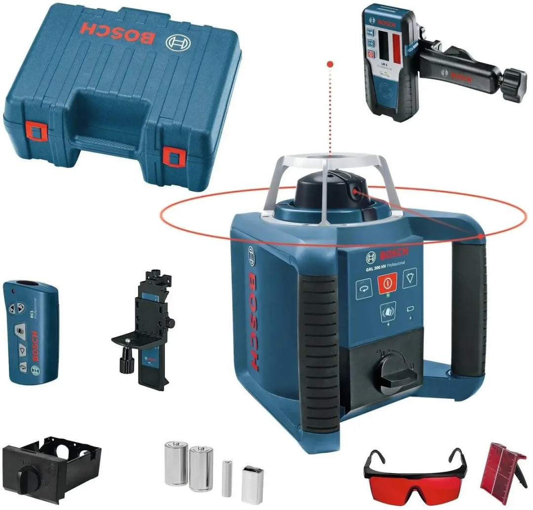 Bosch Professional GRL 300 HV Rotatielaser - Blauw/Rood/Zwart