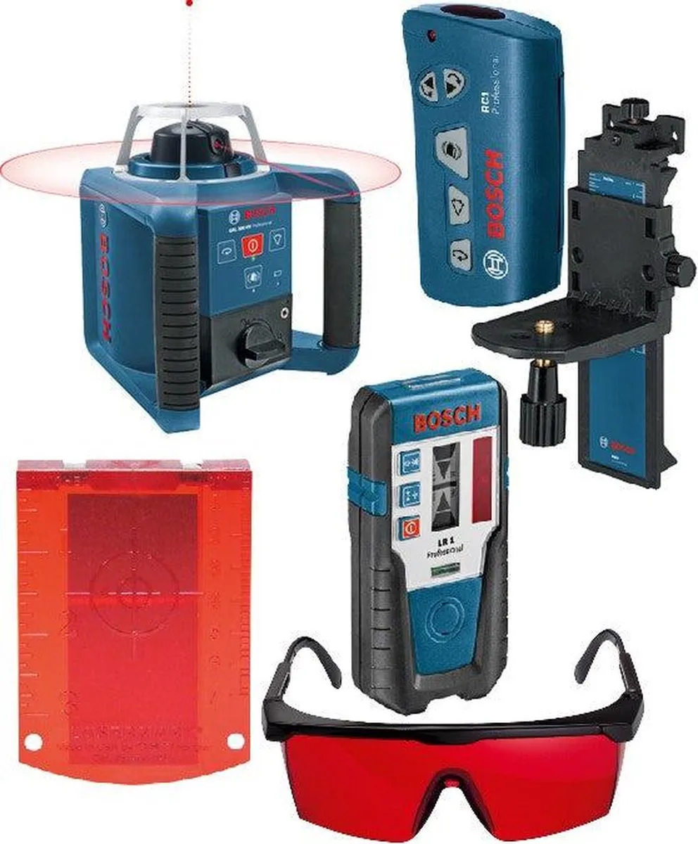Bosch Professional GRL 300 HV Rotatielaser - Blauw/Rood/Zwart