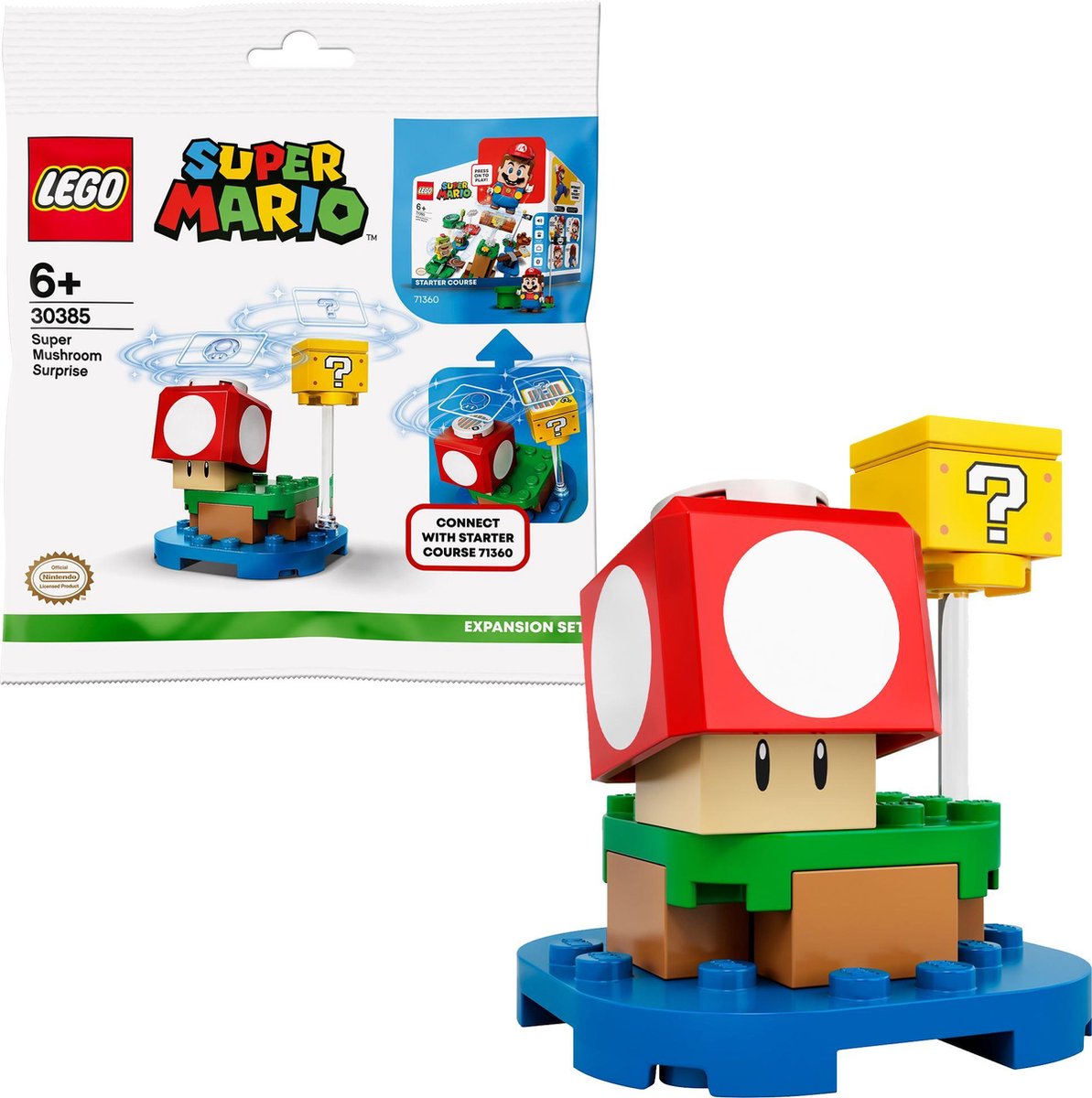 LEGO Super Mario Super Mushroom-verrassing uitbreidingsset – 30385