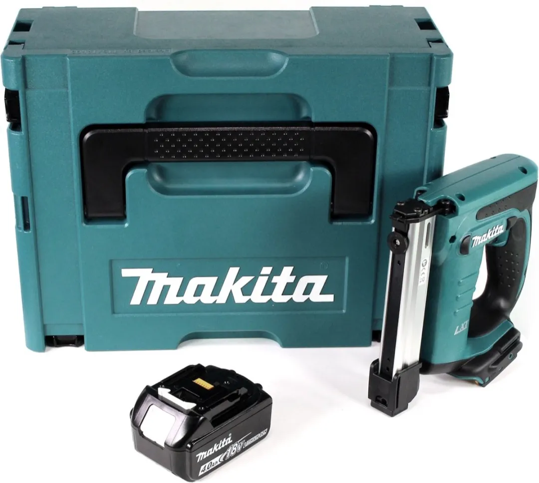 Makita DST 221 M1J Tacker 18V - 1x BL1840B 4,0Ah Accu