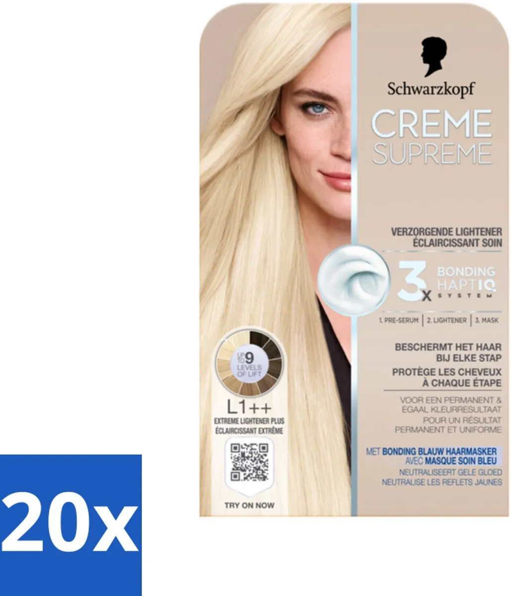 Schwarzkopf Creme Supreme L1++ Extreme Lightener Plus