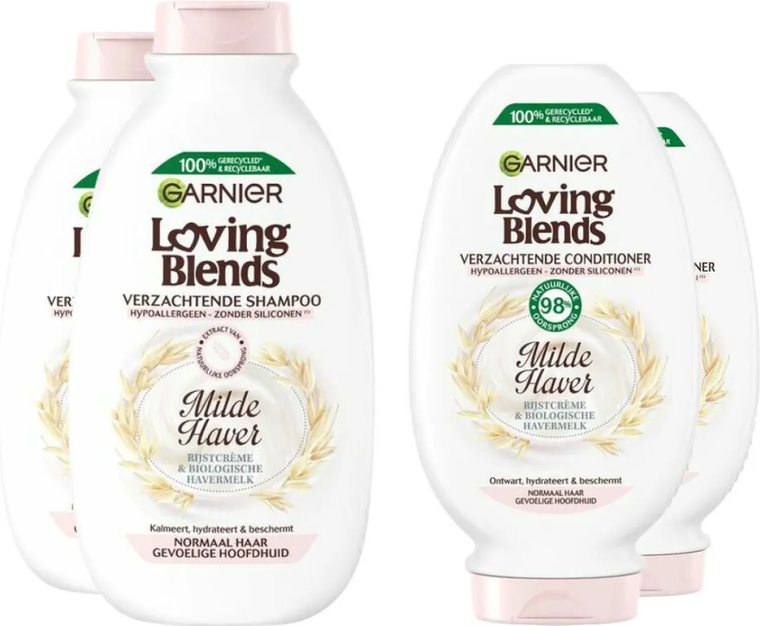 Garnier Loving Blends Milde Haver Shampoo & Conditioner