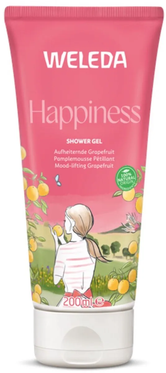 Weleda Aroma Shower Happiness Douchegel 200ml - Grapefruit & Mandarijn