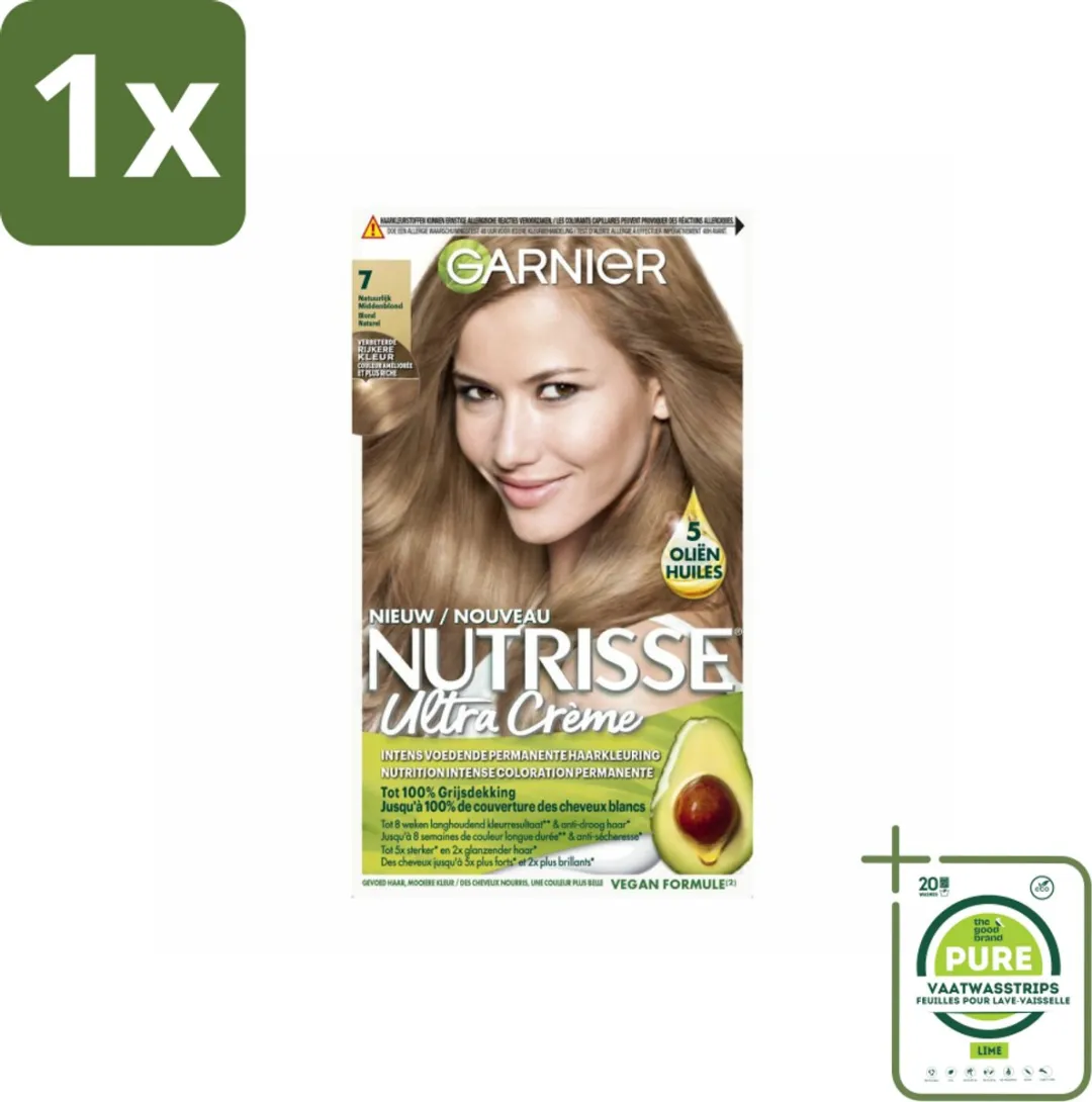 Garnier Nutrisse Ultra Crème 7 Natuurlijk Blond 824ml