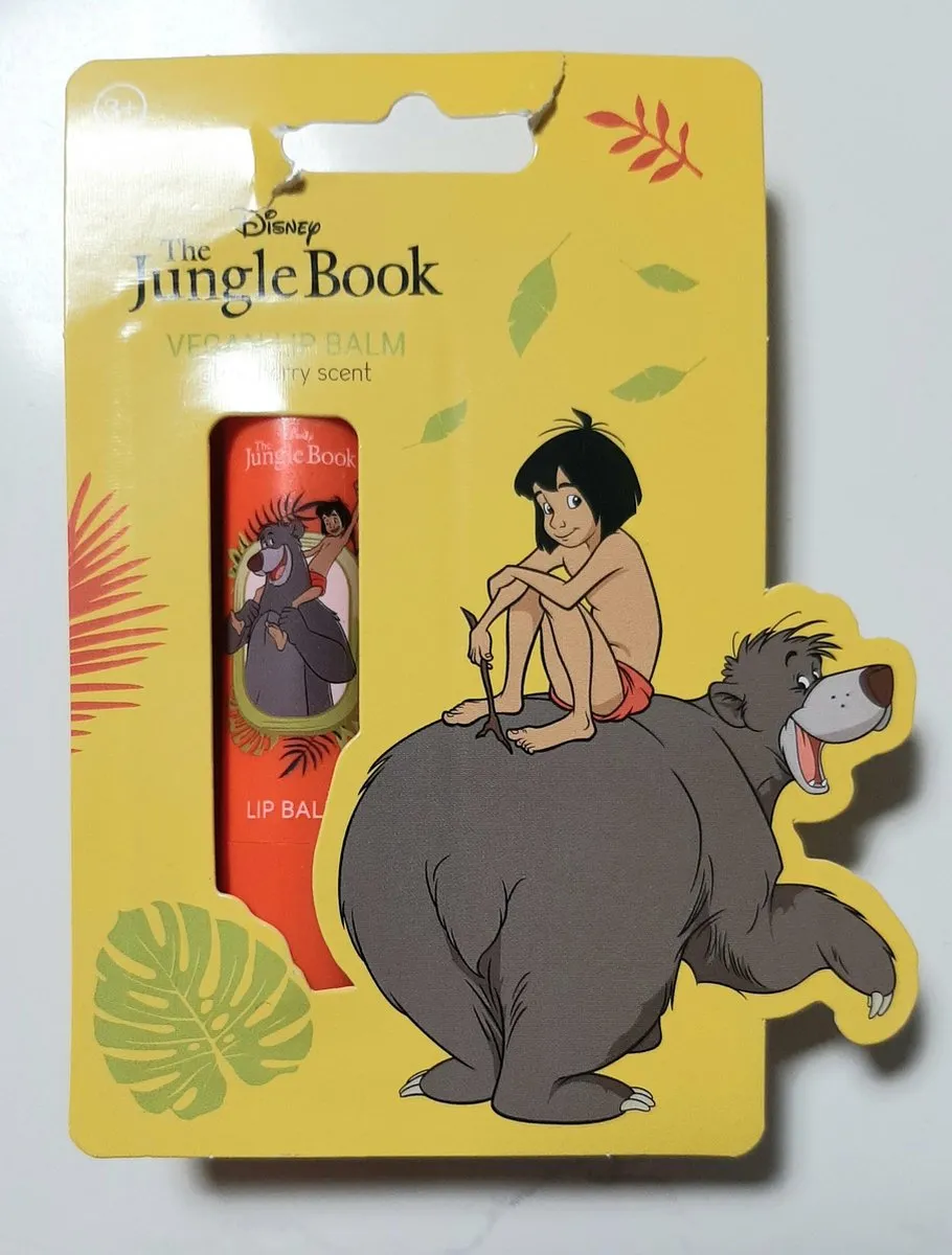 Disney Jungle Book Lipbalsem Aardbei 4.3g