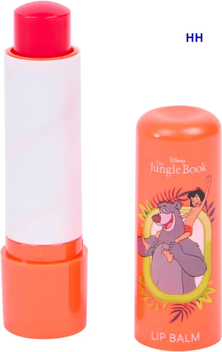 Disney Jungle Book Lipbalsem Aardbei 4.3g - Rood Transparant