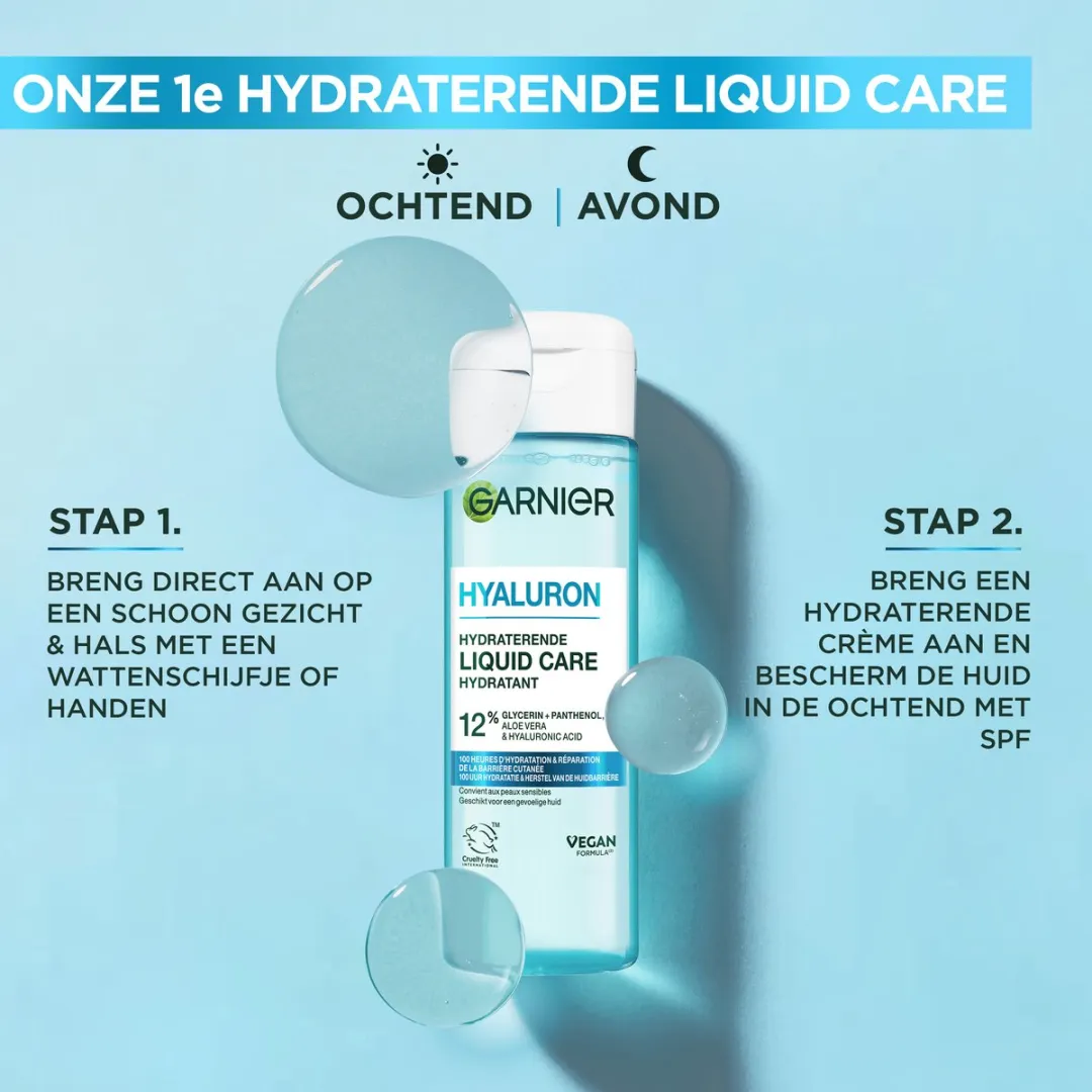 Garnier Hyaluron Hydraterende Liquid Care 120ml