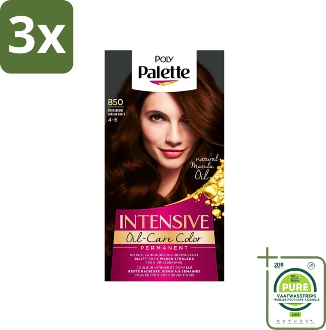 Schwarzkopf Poly Palette Haarverf Mokka Bruin 850