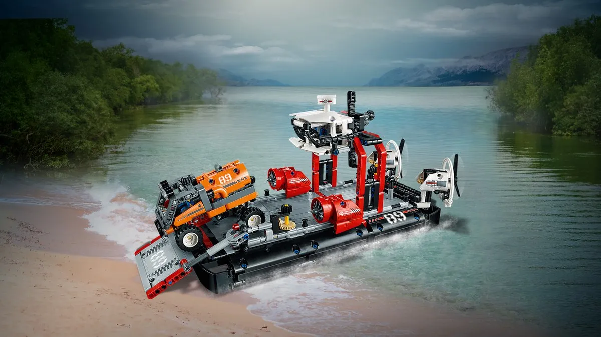 LEGO Technic Hovercraft 42076 - 1020 Stukken - Zwart