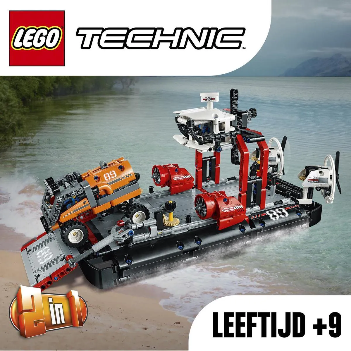 LEGO Technic Hovercraft 42076 - 1020 Stukken - Zwart - afbeelding 6 van 6