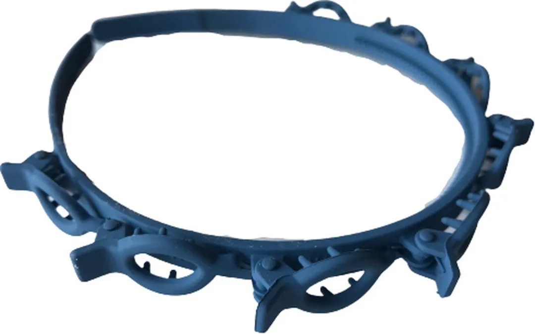 VinkToys Diadeem met clips Blauw