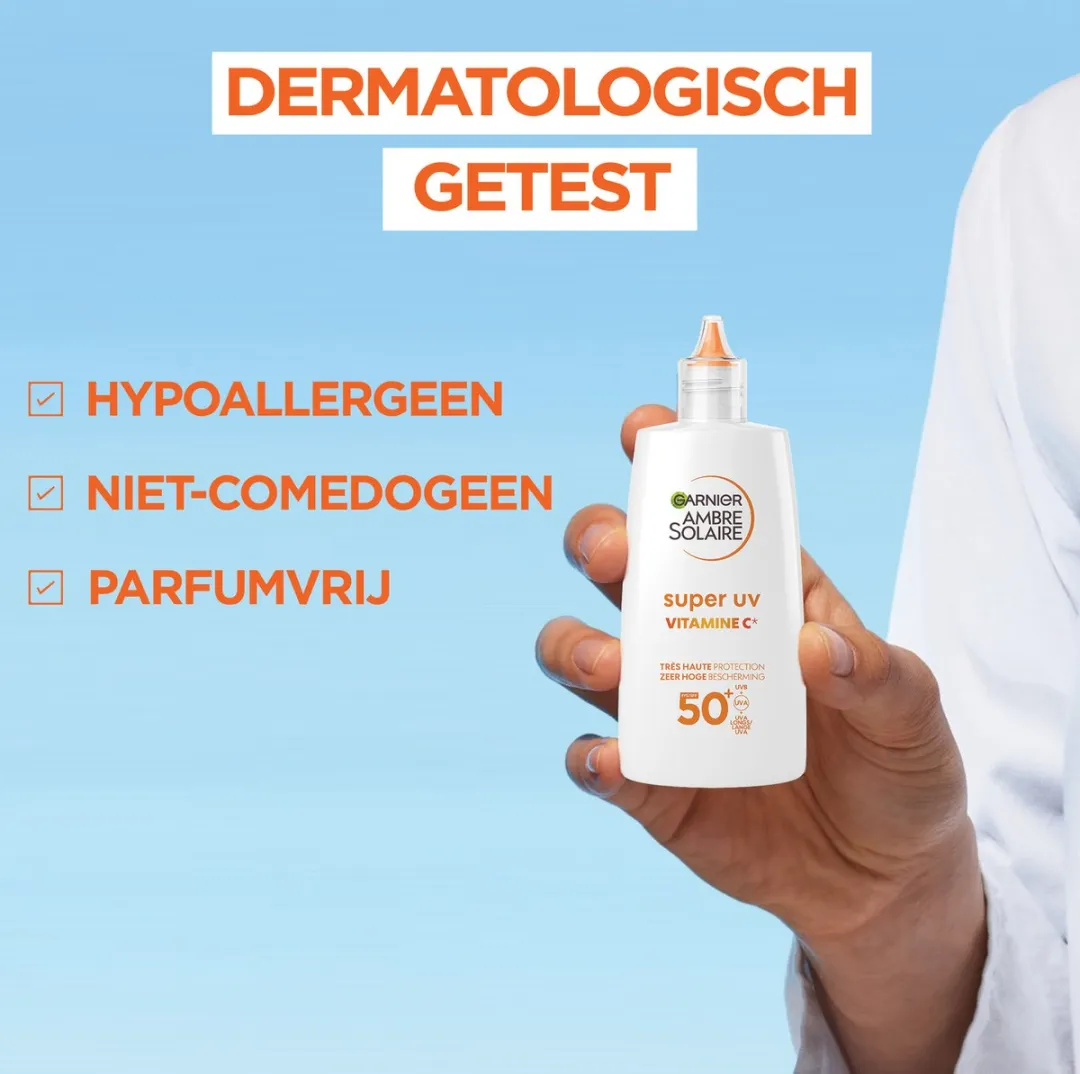 Garnier Ambre Solaire Super UV Vitamine C Fluid SPF50+ 40ml
