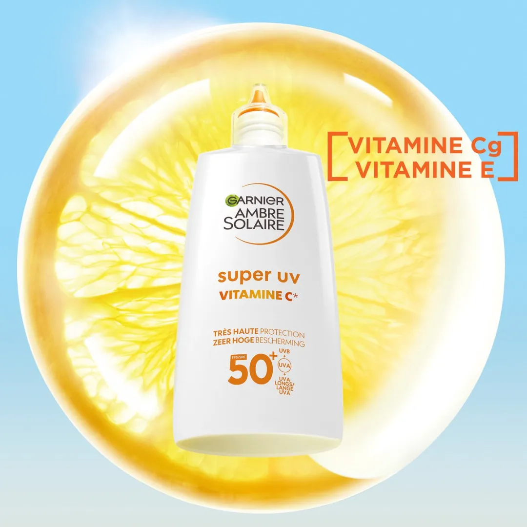 Garnier Ambre Solaire Super UV Vitamine C Fluid SPF50+ 40ml