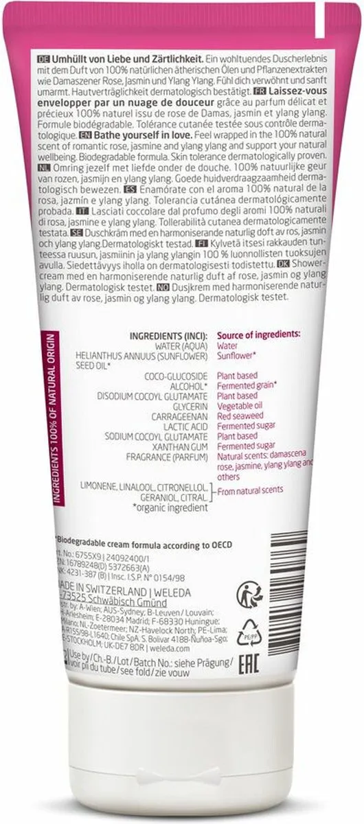 Weleda Aroma Shower Love Douchecrème 200ml