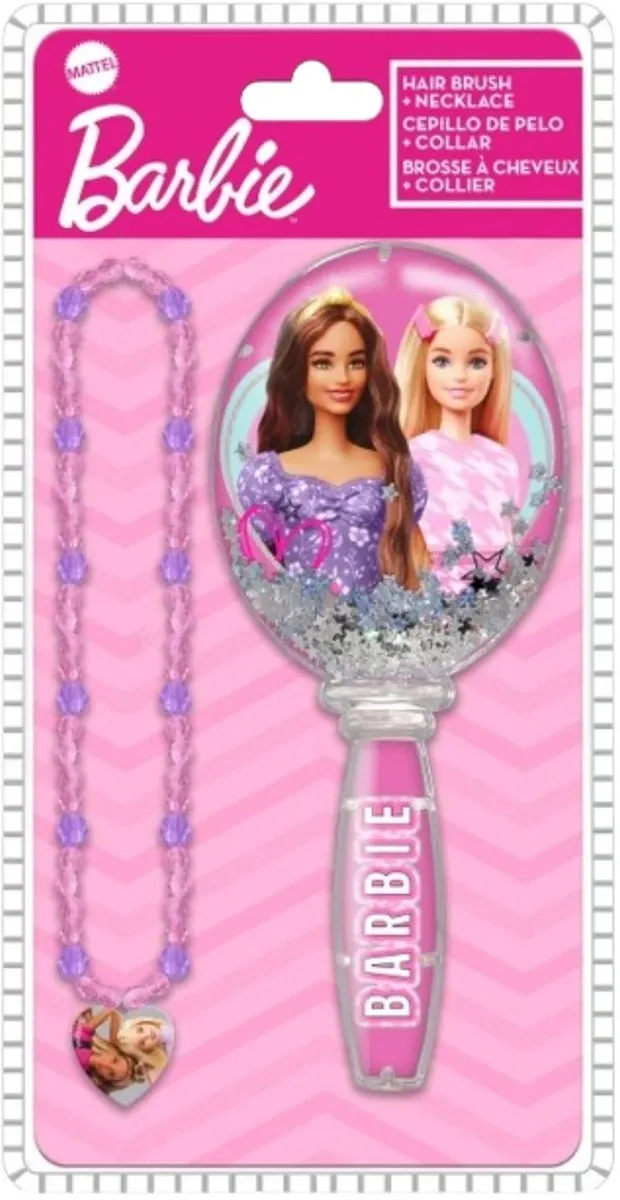Mattel Barbie Haarborstel met Ketting