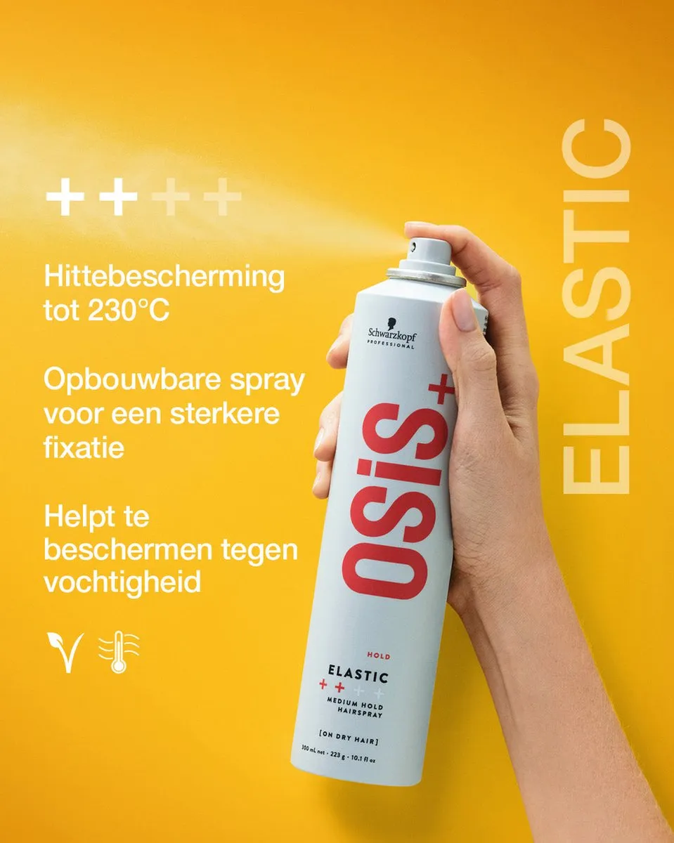 Schwarzkopf OSiS+ Elastic Medium Hold Haarlak 500ml