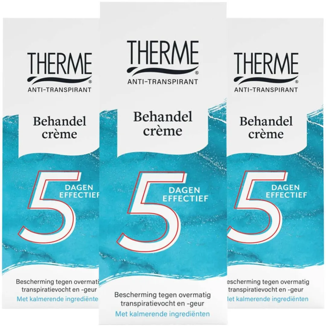 Therme Behandelcrème Anti-Transpirant 3x50ml