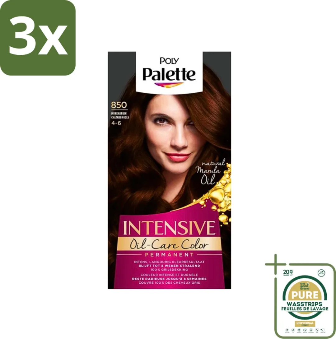 Schwarzkopf Poly Palette Haarverf Mokka Bruin 850