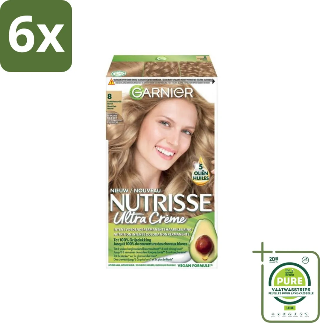 Garnier Nutrisse Ultra Crème 8 Lichtblond Haarverf