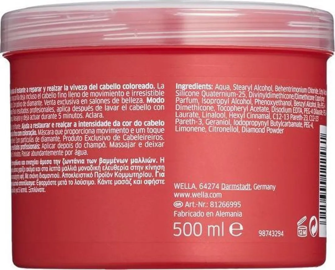 Wella Invigo Color Brilliance Haarmasker 500ml