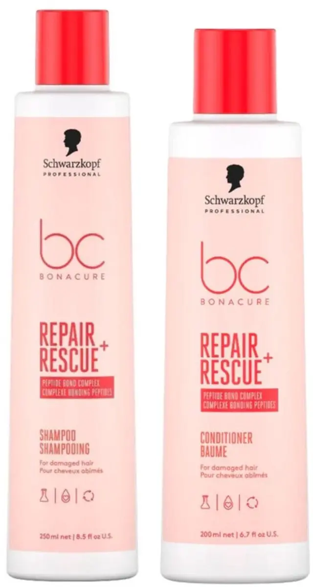 Schwarzkopf BC Peptide Repair Rescue Care Set - 2x450ml