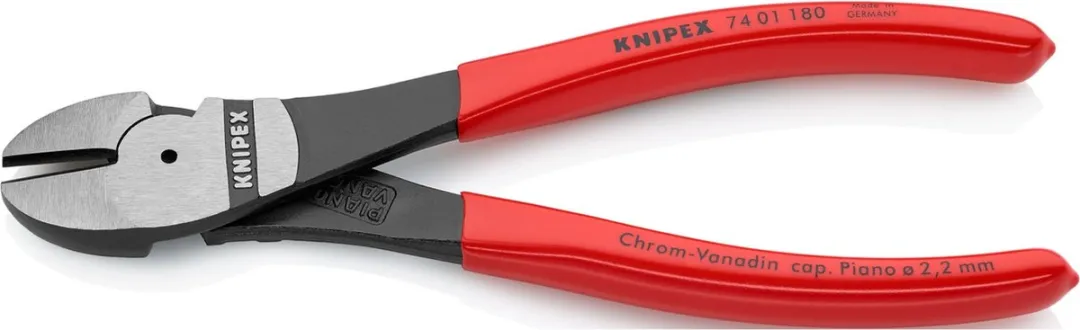 Knipex 74 01 180 Kracht-Zijsnijtang 180mm - Gepolijst