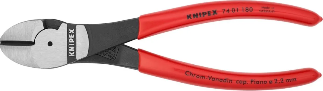 Knipex 74 01 180 Kracht-Zijsnijtang 180mm - Gepolijst