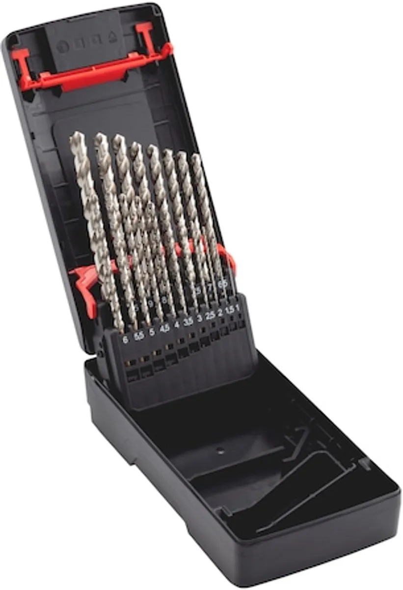 Würth HSCO DIN 340 Spiraalboren Assortiment 19-delig