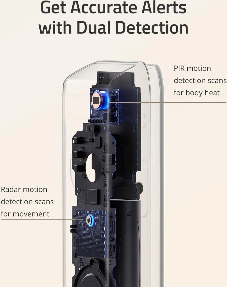 Eufy Video Doorbell Dual 2 Pro T82143W1 - 2K - 50 Ontvangers