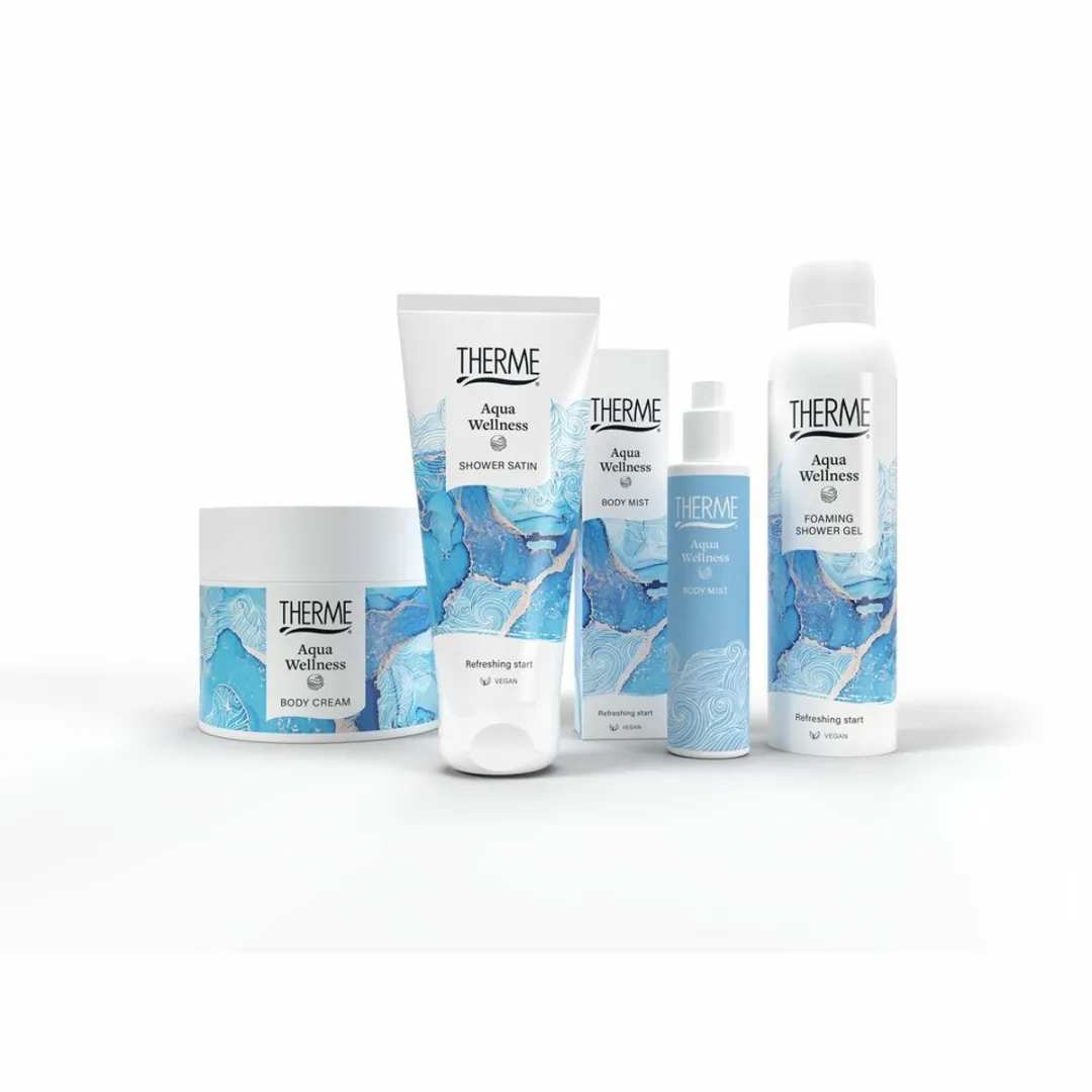 Therme Aqua Wellness Bodycrème 1350g - 6 Stuks