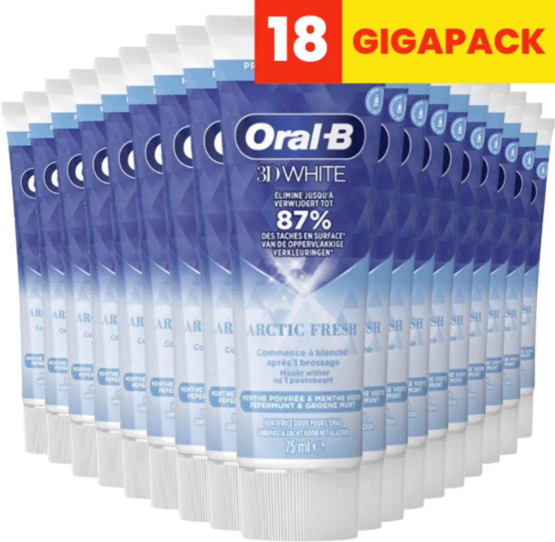Oral-B 3D White Arctic Fresh Tandpasta 18x75ml
