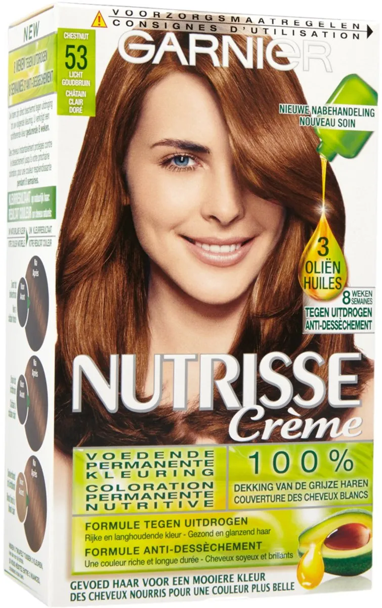 Garnier Nutrisse Ultra Crème 53 Licht Goudbruin - 824ml