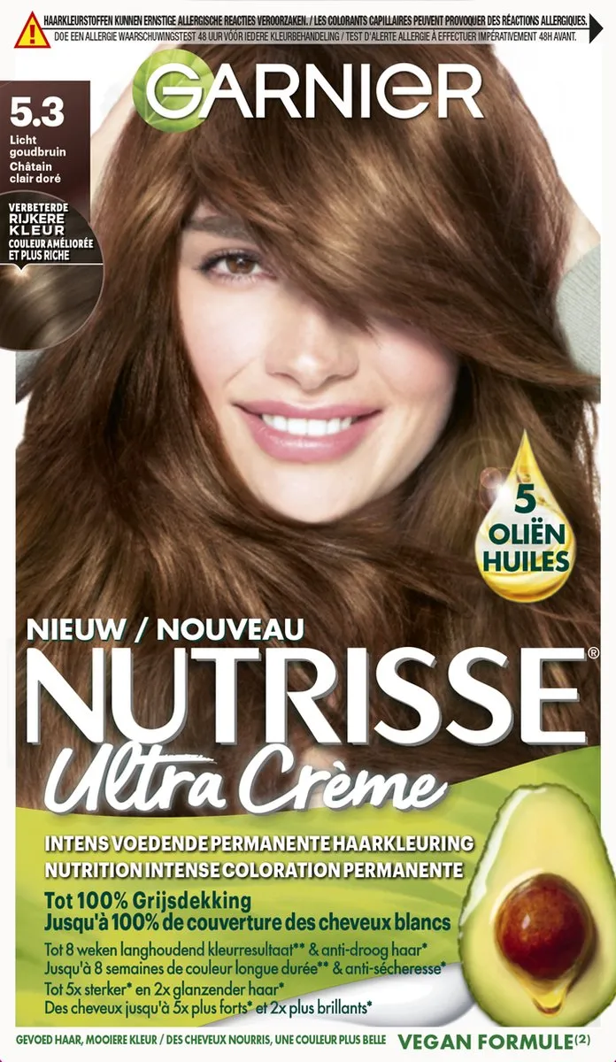 Garnier Nutrisse Ultra Crème 53 Licht Goudbruin - 824ml