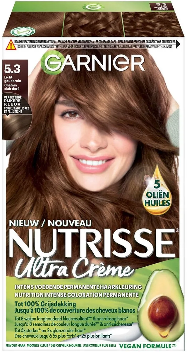 Garnier Nutrisse Ultra Crème 53 Licht Goudbruin - 824ml