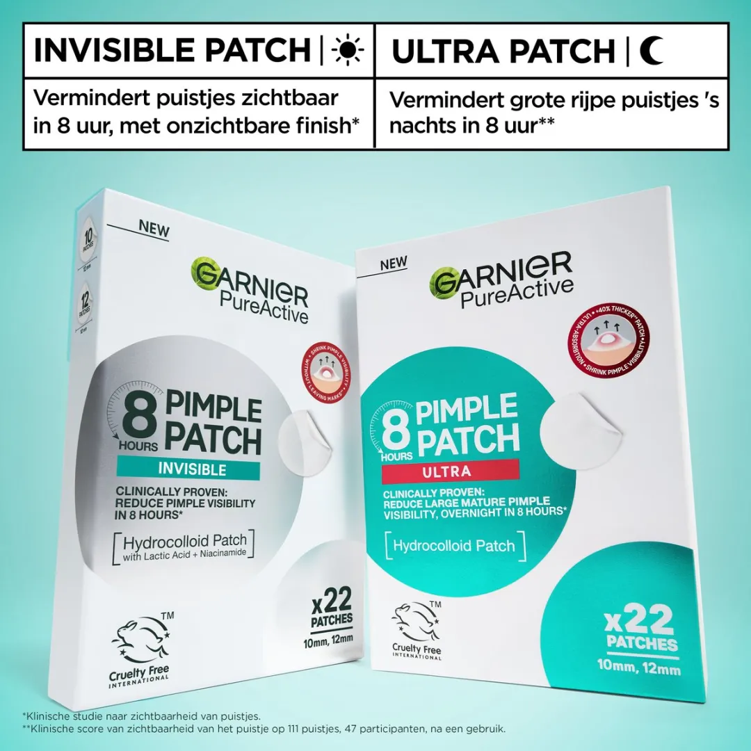 Garnier PureActive Pimple Patch Ultra - 22 Stuks