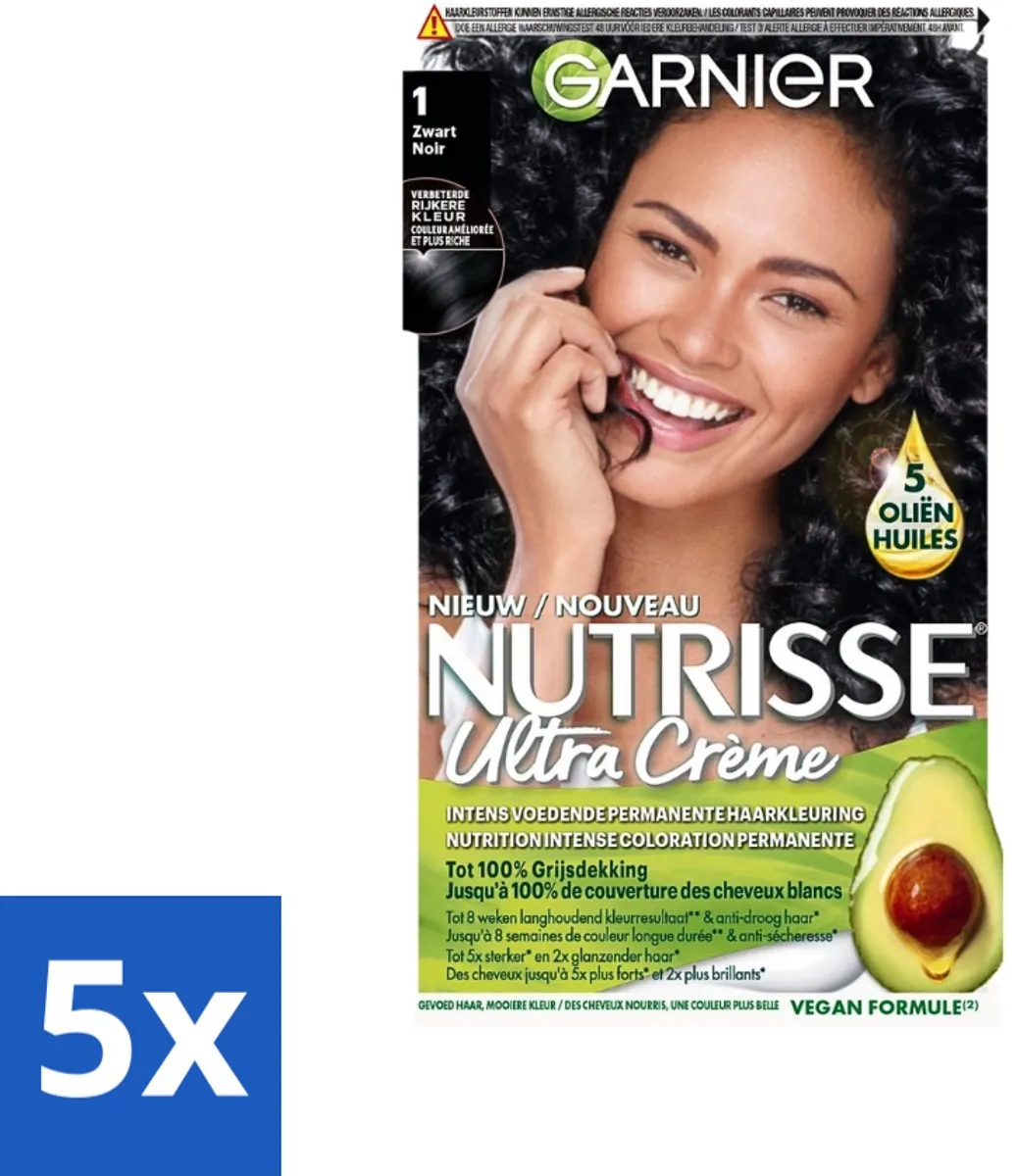 Garnier Nutrisse Ultra Crème Haarkleuring Zwart